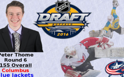 The Columbus Blue Jackets Select Peter Thome!