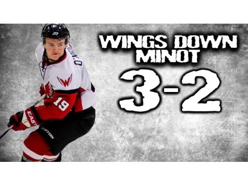 Wings Defeat Minot 3-2