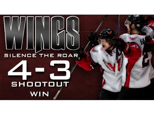 Wings Win 4-3, Move to 2nd Place