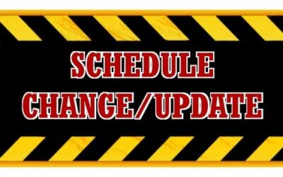 ATTENTION: Schedule Change