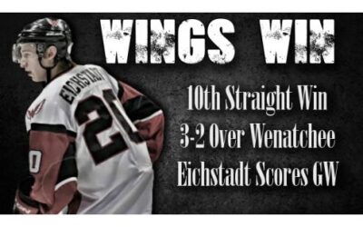 Eichstadt Scores Game-Winner, 10 Straight Wins