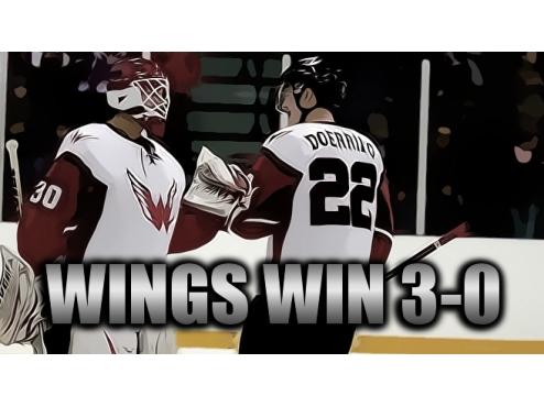 Wings Win 3-0, Dill Records Shutout