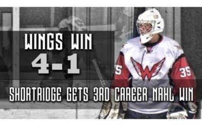 Wings Melt Blizzard 4-1, Shortridge Outstanding