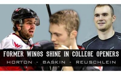 Former Wings Shine On Opening College Night