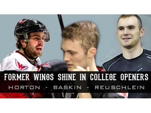 Former Wings Shine On Opening College Night