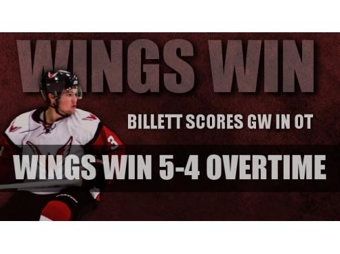 Wings Win OT 5-4 vs. Austin