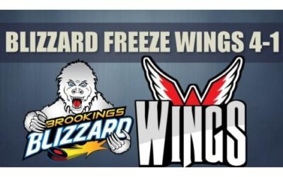 Blizzard Win Big 4-1 Over Wings
