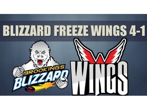 Blizzard Win Big 4-1 Over Wings