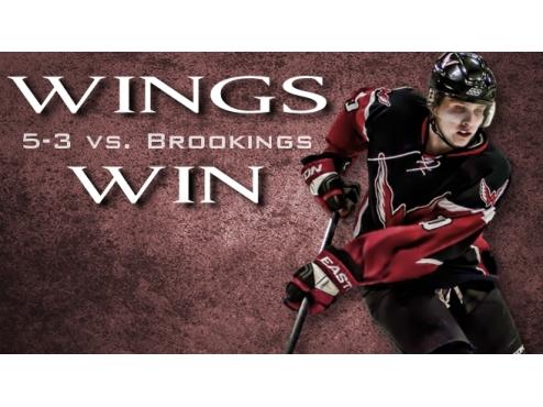 Wings Win 5-3 vs. Brookings