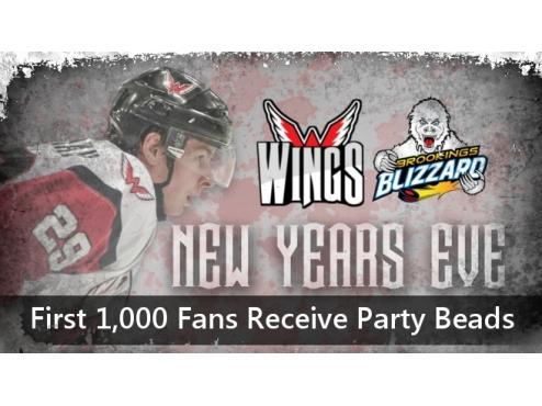 New Years Eve Game – Wings vs. Blizzard