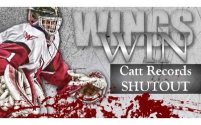 WINGS WIN – Catt Records Shutout 1-0