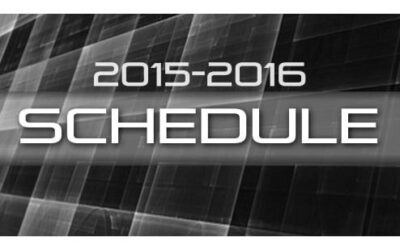 2015-2016 Schedule Released