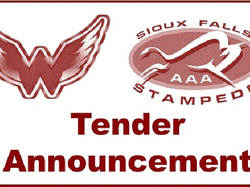 Wings Tender Jr. Stampede Defenseman