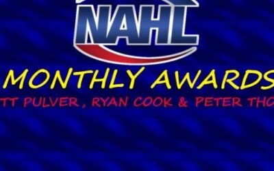 Pulver, Cook & Thome Earn NAHL Awards