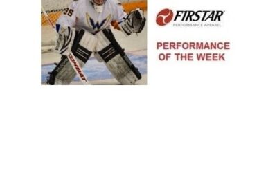 Zach Nagelvoort First Star Performance of the Week