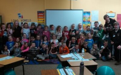 Wings Read to Groton Grade School