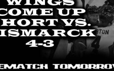 Wings Drop Game To Bismarck 4-3