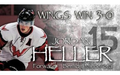 Heller Leads Wings To 3-0 Win Over Minot