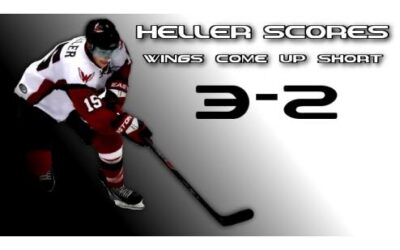 Heller Scores, Wings Come Up Short