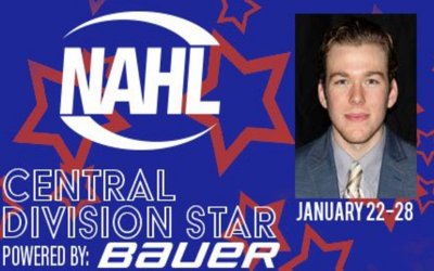 Bendorf Named NAHL Central Division Star of the Week!