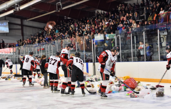 Wings Split Weekend With Bismarck!