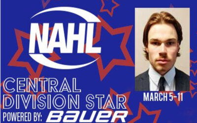 Vernon Named NAHL Central Division Star of the Week!