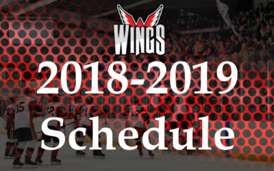 2018-2019 Wings Season Schedule!