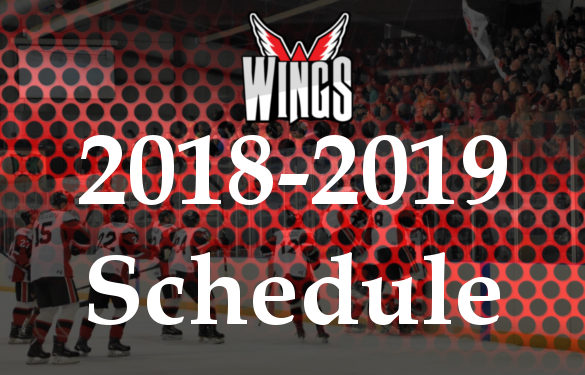2018-2019 Wings Season Schedule!