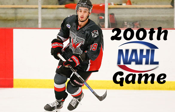 Riley Murphy Plays In His 200th NAHL Game!
