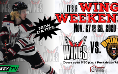 Schedule change: Wings will host Austin Nov. 27-18