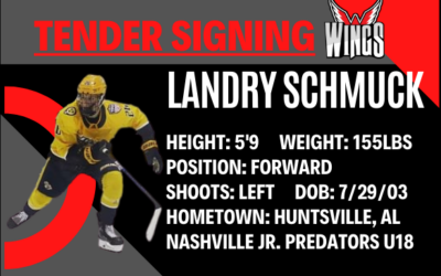 Wings sign tender Landry Schmuck