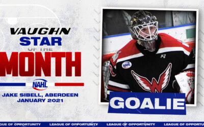 Sibell repeats as NAHL Goaltender of the Month