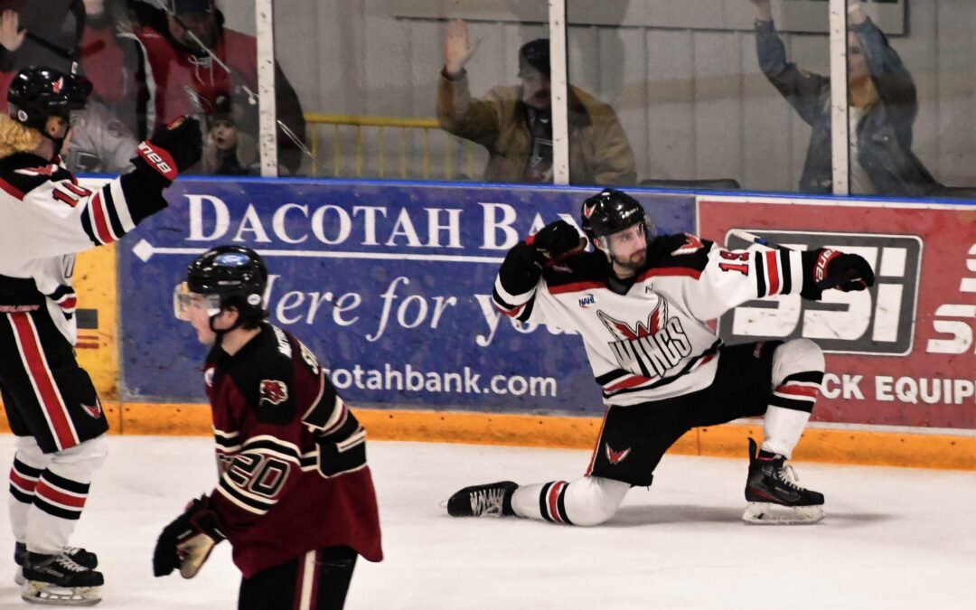 Wings shutout Minot 5-0 to sweep the weekend