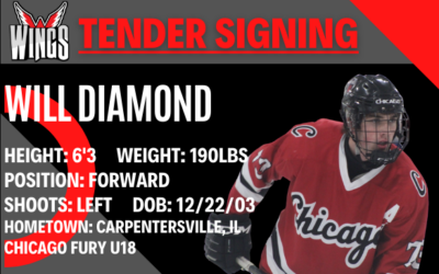 Wings Sign Tender Will Diamond!