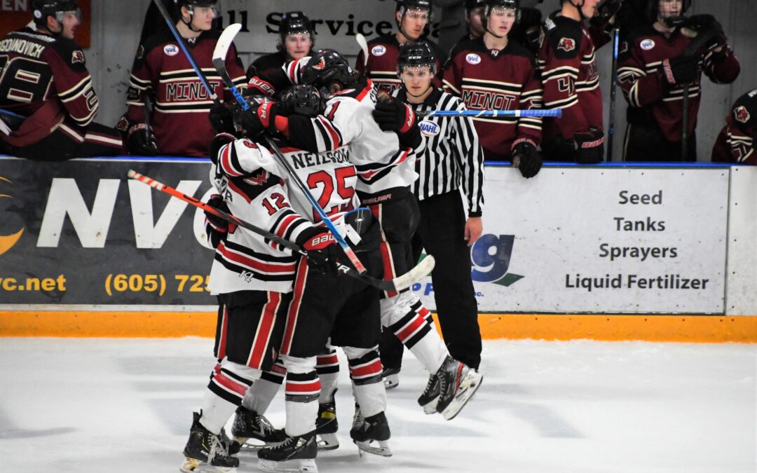 Wings defeat Minotauros to take 1-0 series lead