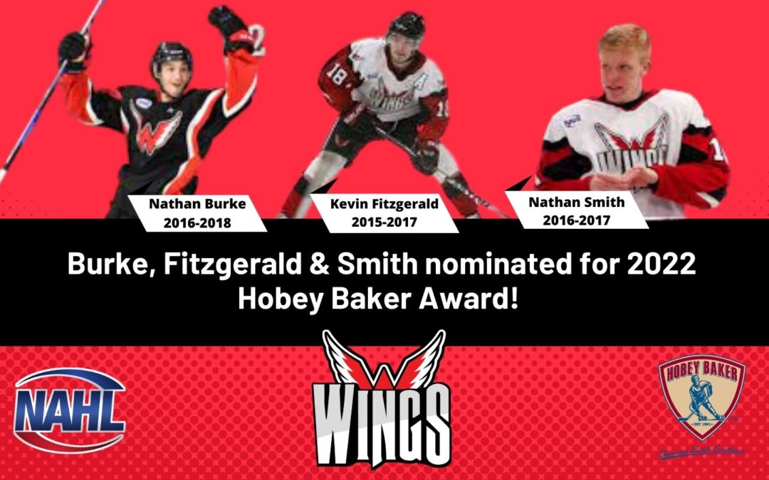 Three former Wings nominated for Hobey Baker Award