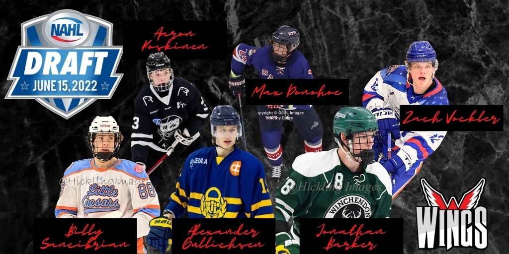 Wings grab six in 2022 NAHL Draft