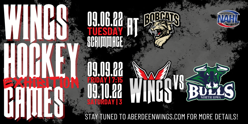 Wings announce exhibition schedule