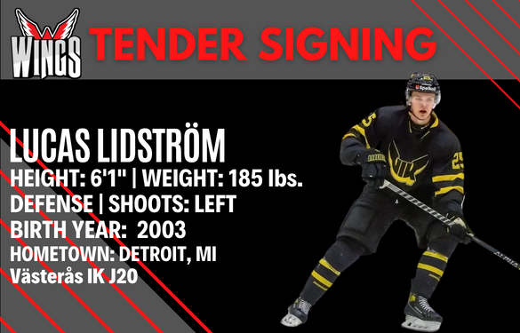Wings Sign Lucas Lidstrom To Tender