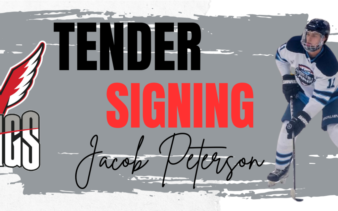 Wings Sign Forward Jacob Peterson to Tender