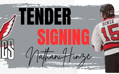 Wings Sign Forward Nathan Hinze To Tender