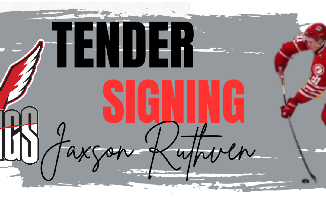 Aberdeen Wings sign forward Jaxson Ruthven to Tender!