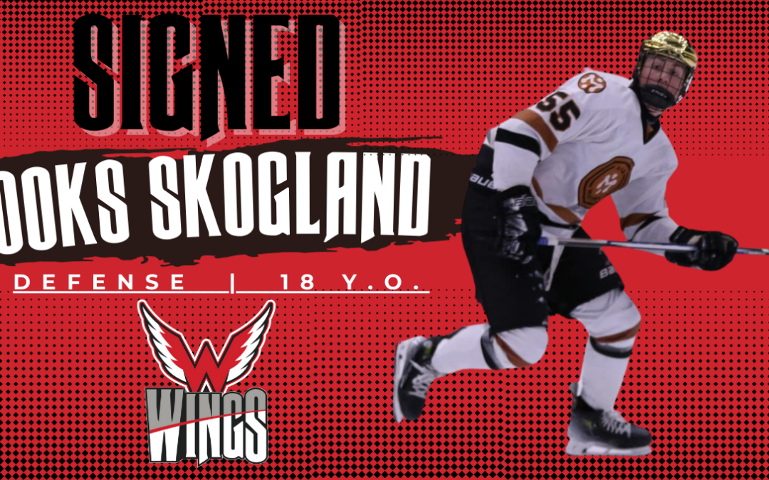 Aberdeen Wings Sign Tender for the 2025-26 Season: Brooks Skogland!