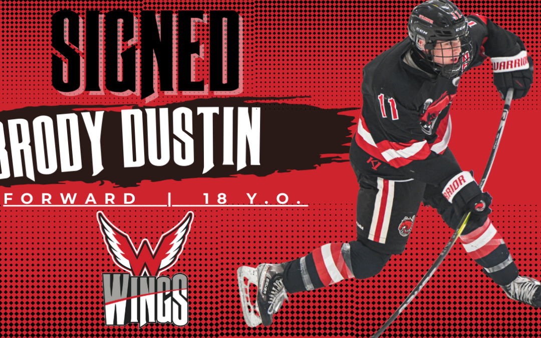 Wings Sign Tender for the 2025-26 Season: Brody Dustin!