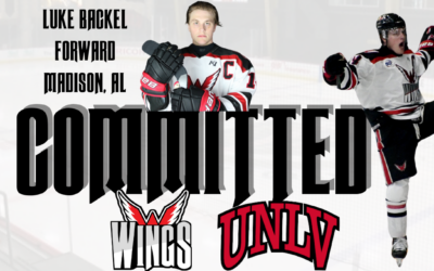 Captain Luke Backel Has Committed to Play ACHA DI Hockey at UNLV!