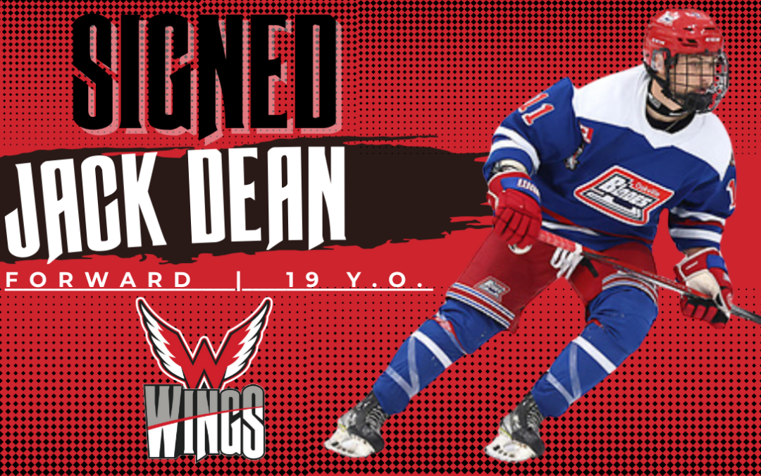 Aberdeen Wings Sign Tender for the 2025-26 Season: Jack Dean!