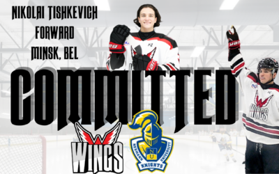 Nikolai Tishkevich Has Announced His Commitment to Play NCAA DIII Hockey at Neumann University!
