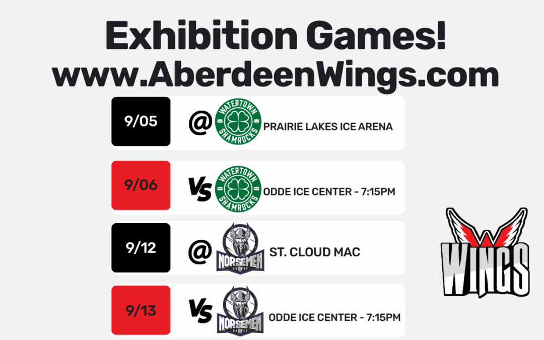 Aberdeen Wings Announce Exhibition Schedule Ahead of the 25-26 Season!