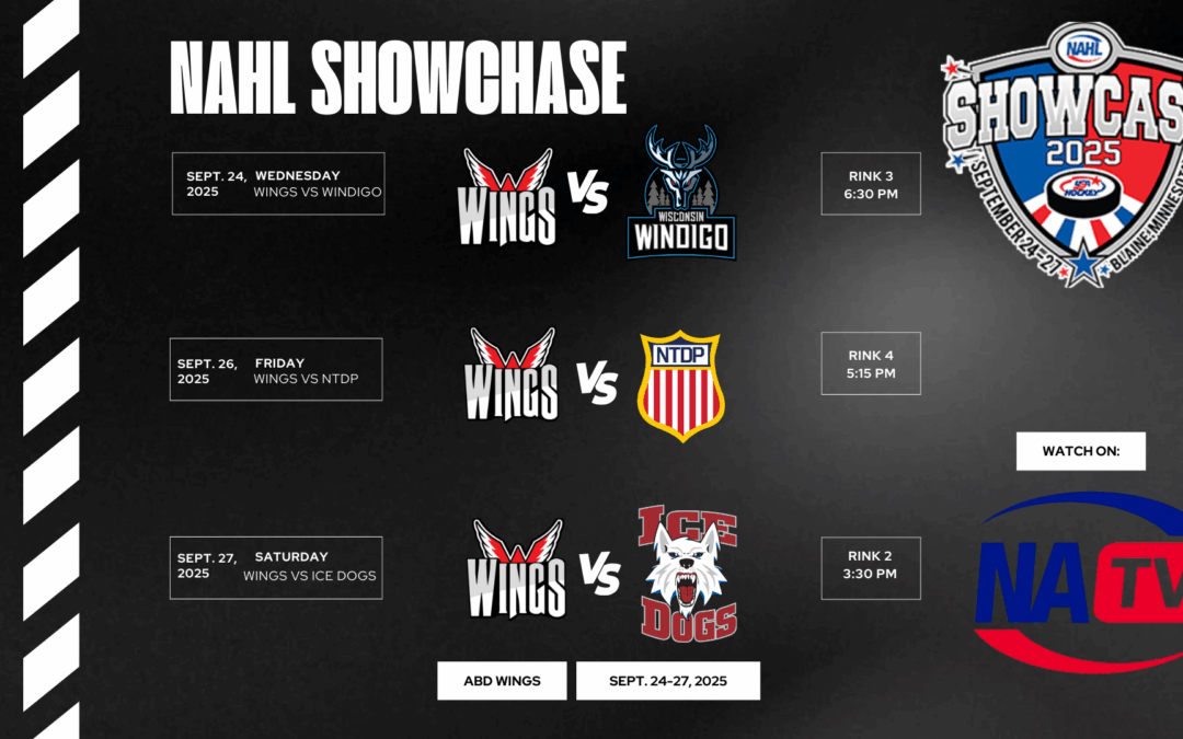 NAHL Showcase Schedule for the Aberdeen Wings: