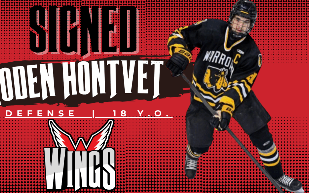 Aberdeen Wings Sign Tender for the 2026-27 Season: Broden Hontvet!